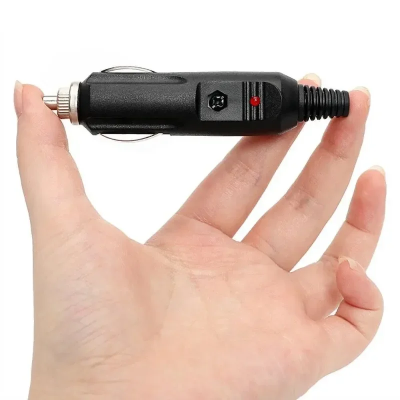 5pcs 15A 12V-24V Car Cigarette Lighter LED Socket Adapter - Illuminated Plug Connector for RV, Boats, Trucks Accessories