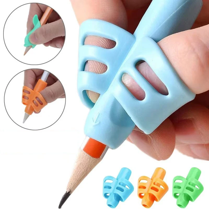 4/8/12/24Pcs Children Writing Pencil Holder Kids Learning Practise Pen Aid Tool Posture Correction Device Child Writing Tools