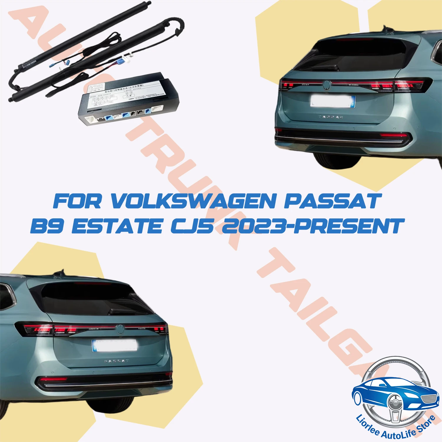 For Volkswagen Passat B9 Estate CJ5 2023-present Car Power Trunk Lift Electric Hatch Tail Gate Strut Auto Rear Door Actuator