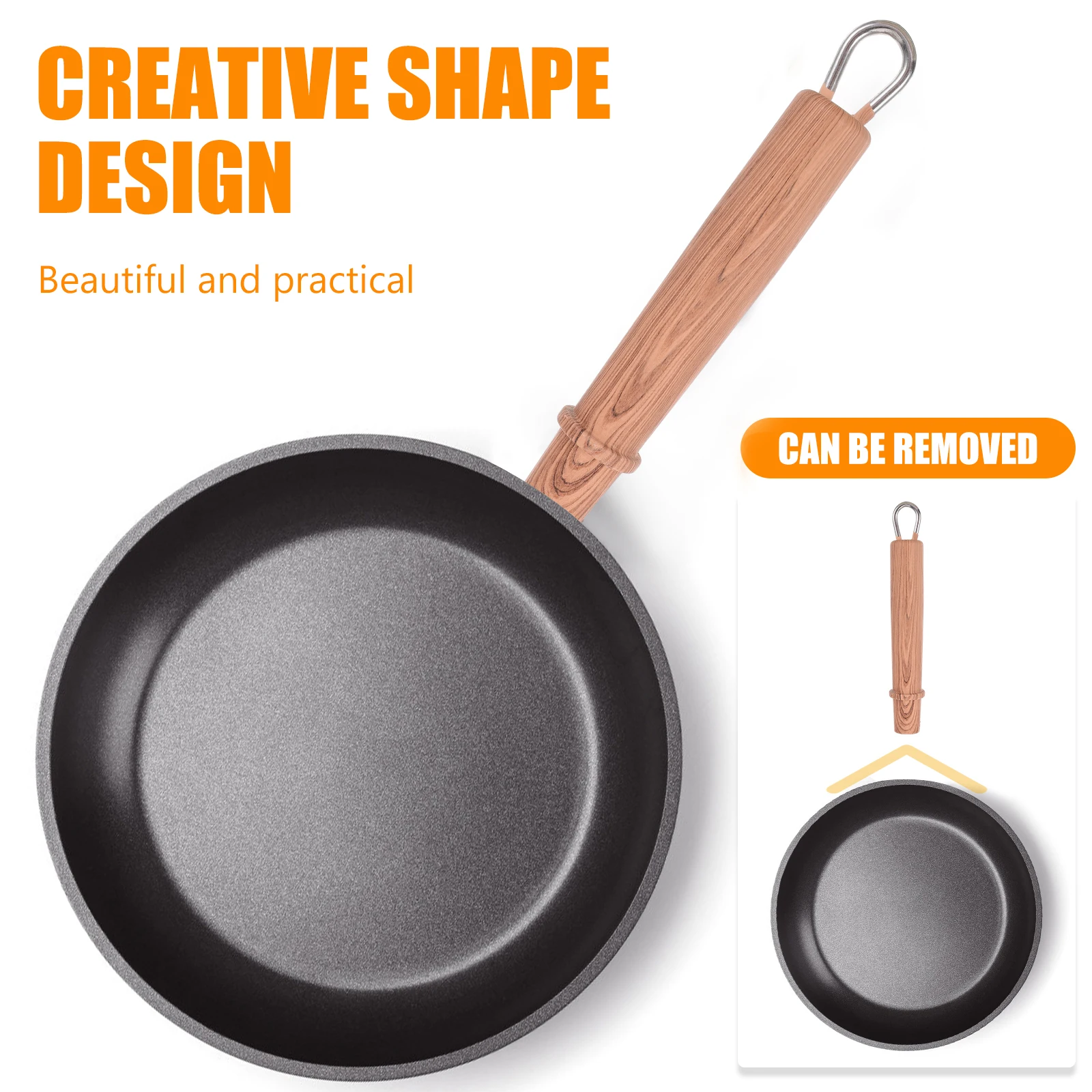 

Replacement Bakelite Non Slip Heat Resistant Pot Handle Pan Handle for Milk Pans Kitchen Cookware Part