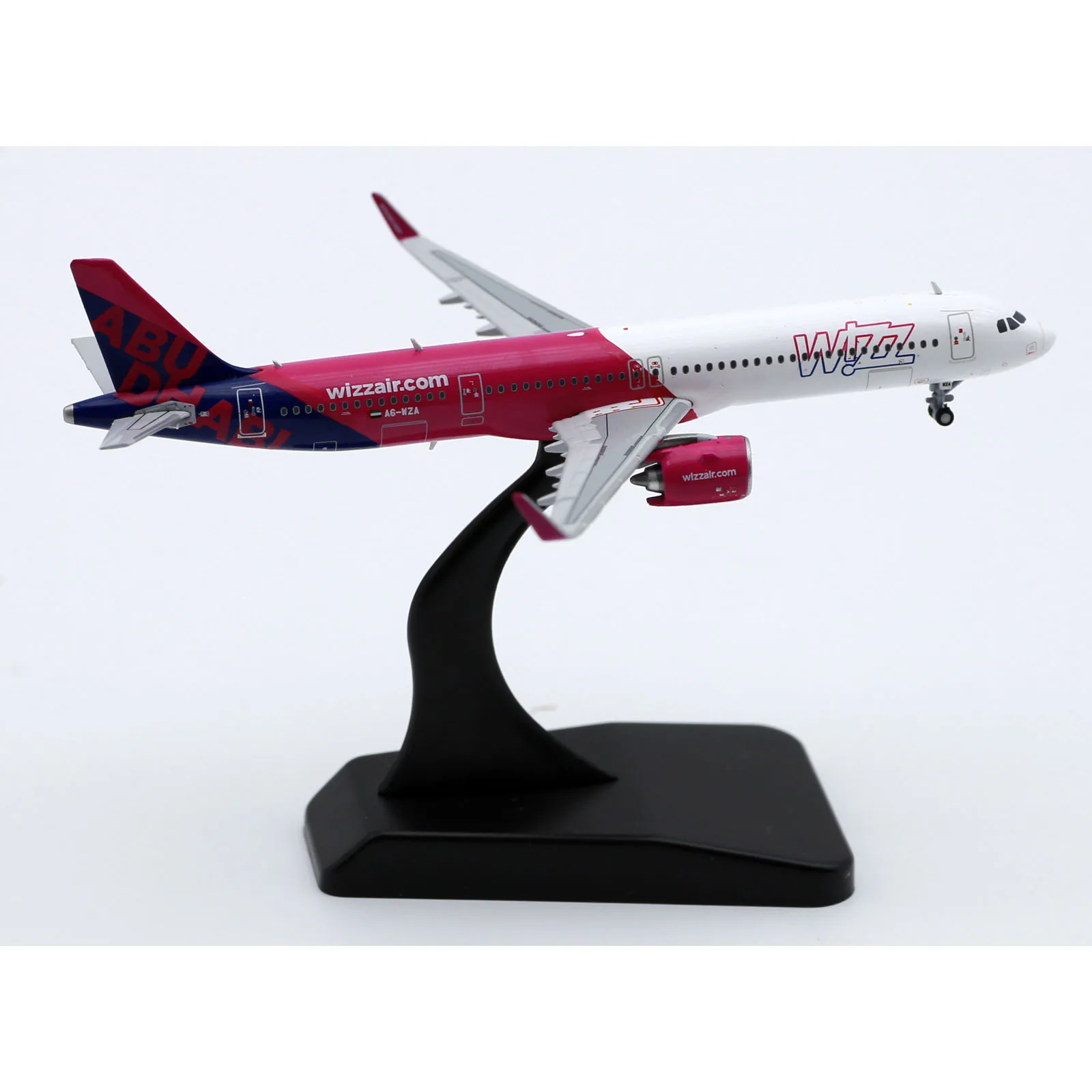 LH4196 Alloy Collectible Plane Gift JC Wings 1:400 Wizz Air Abu Dhabi Airbus A321NEO Diecast Aircraft JET Model A6-WZA