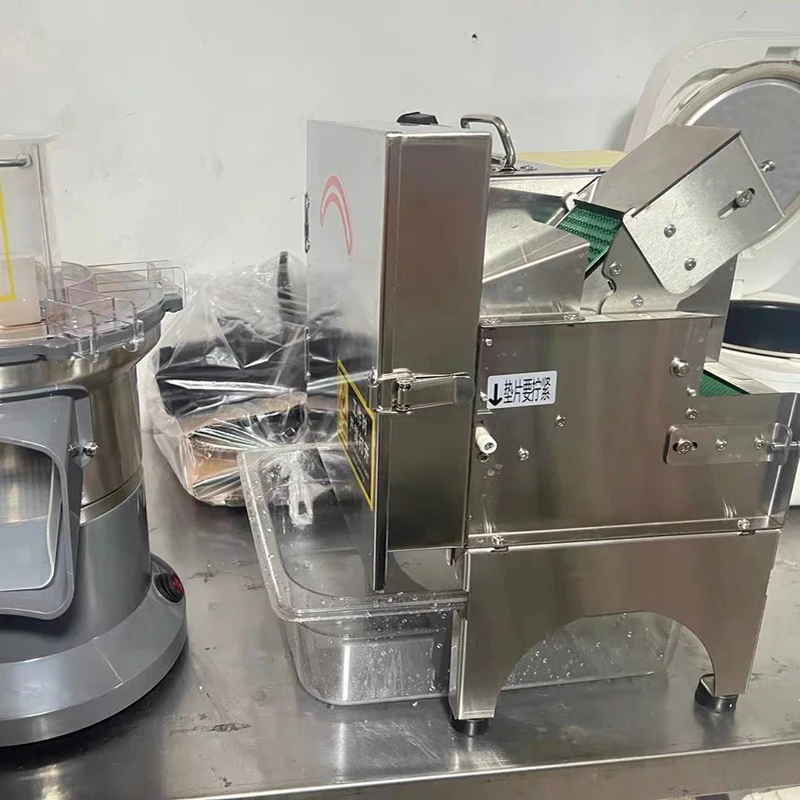 

Commercial Electric Multifunctional Automatic Vegetable and Potato Cutter Fruit Vegetable Chopper Machine