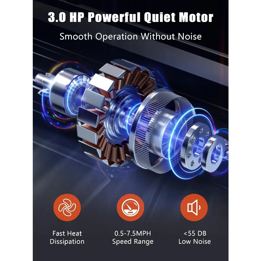 15 جهاز مشي مائل بمقبض 3 في 1 طواحين مشي محمولة للمنزل والمكتب مع سعة وزن 300 رطل