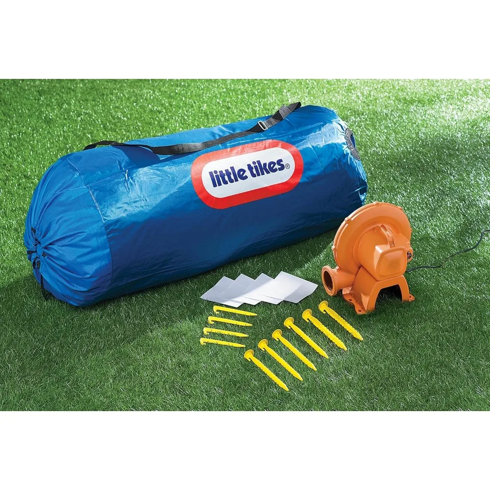 Inflatable Bouncer with Heavy-Duty Blower, GFCI Protection, Stakes, Repair Kits, and Storage Bag