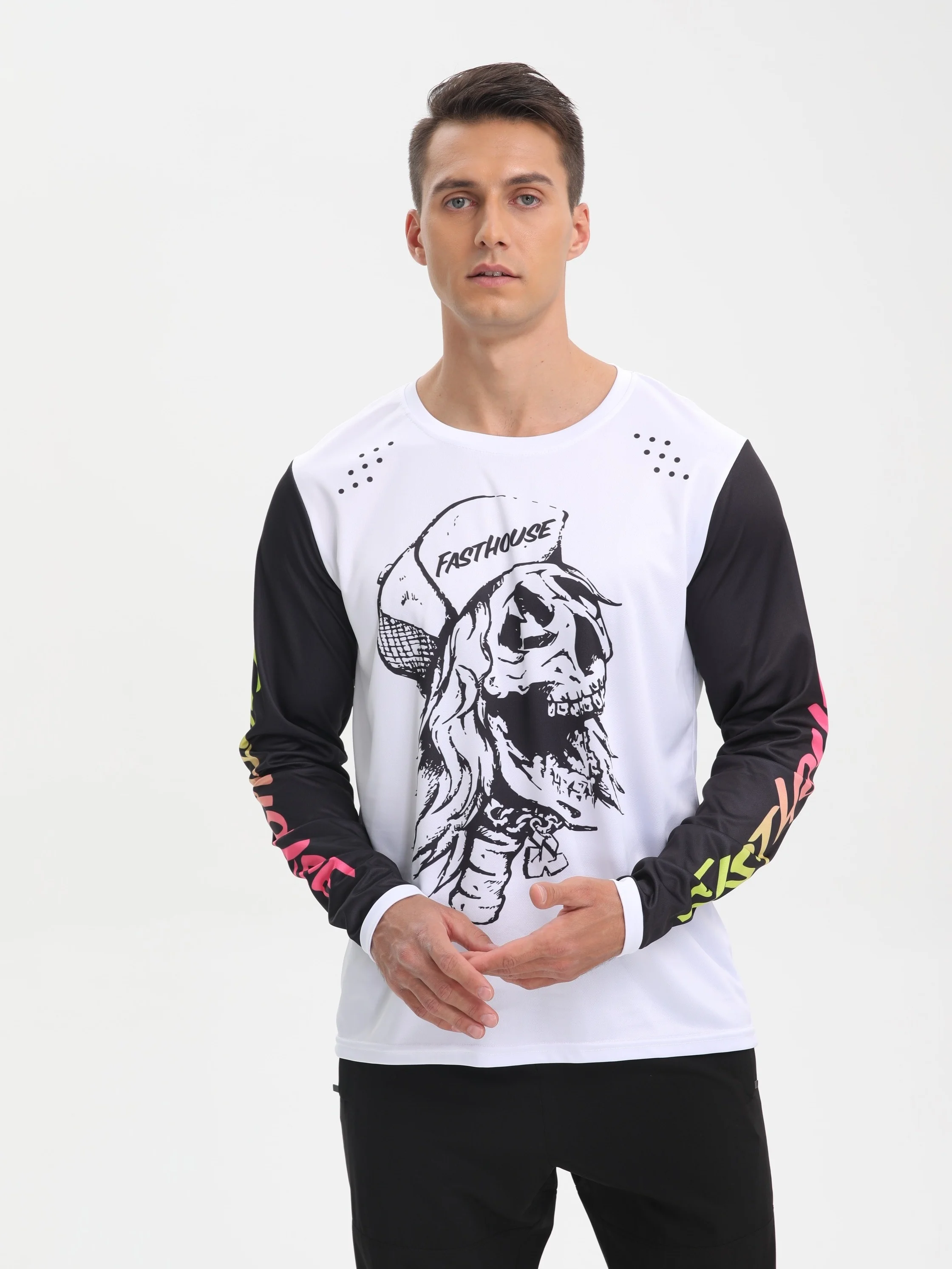 2024 New Men\'s Downhill Jerseys Mountain Bike MTB Shirts Offroad Motorcycle Jersey Motocross Sportwear Clothing Bike