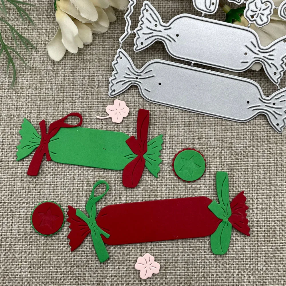 

Металлические вырубные формы Bow Star Candy для скрапбукинга, декоративного тиснения и рукоделия, шаблон для вырезания