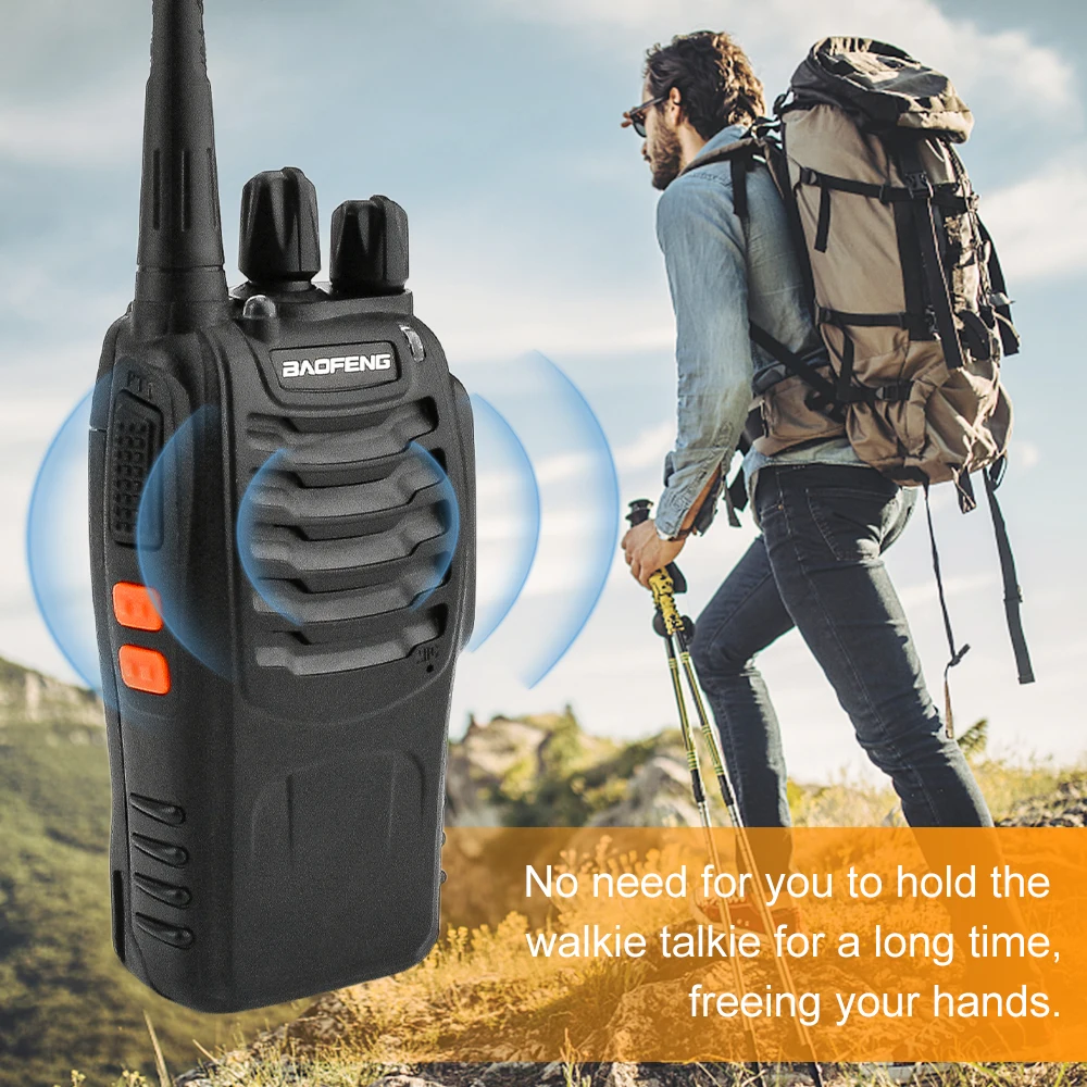 Baofeng BF-888S Draagbare Walkie Talkie 5W Handheld Intercom Communicator 16 Kanaals Lange Afstand Twee Manier Ham Radio Transceiver