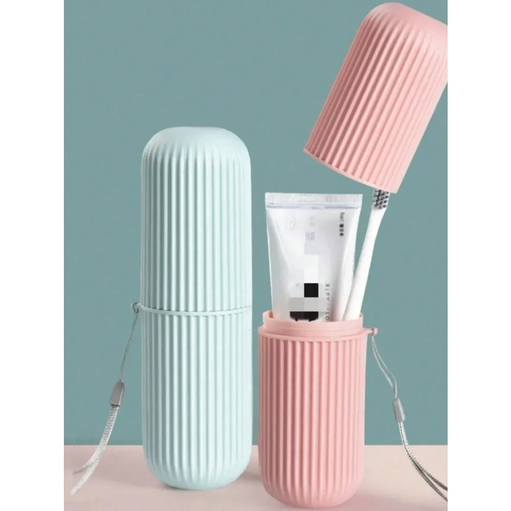 Unisex Portable Rinse Cup Set with Holder