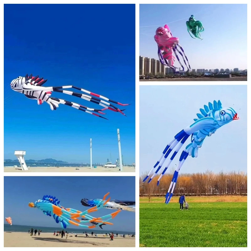 Free Shipping new kites pendant kites shows fish kites professional kites big wind kite Flying Inflatable toys parachute kevlar