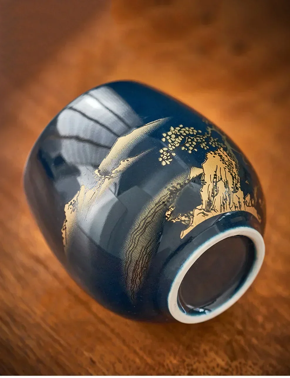 Einfache Master-Tasse im japanischen Stil, Keramik-Teeschüssel, Tasse, Haushalt, Jilan, einfache Keramik, große Teetasse, Teeservice für eine einzelne Tasse – Detail 12