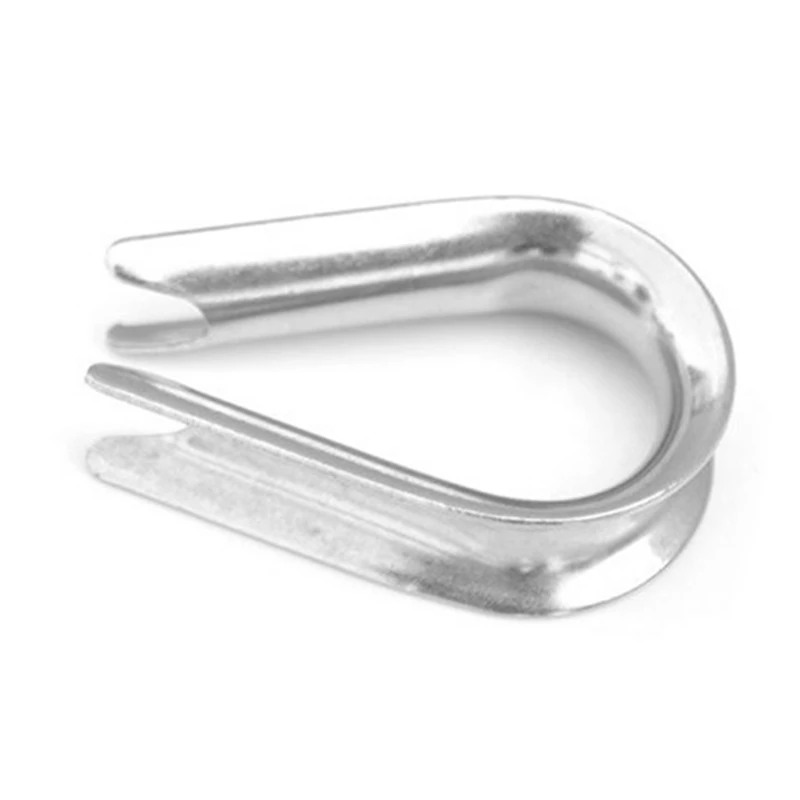 Stainless Steel Wire Rope Collar Triangular Boast Ring M3 Cable Rope Collar Cable Clamp Triangular Casing Ring Set of 50