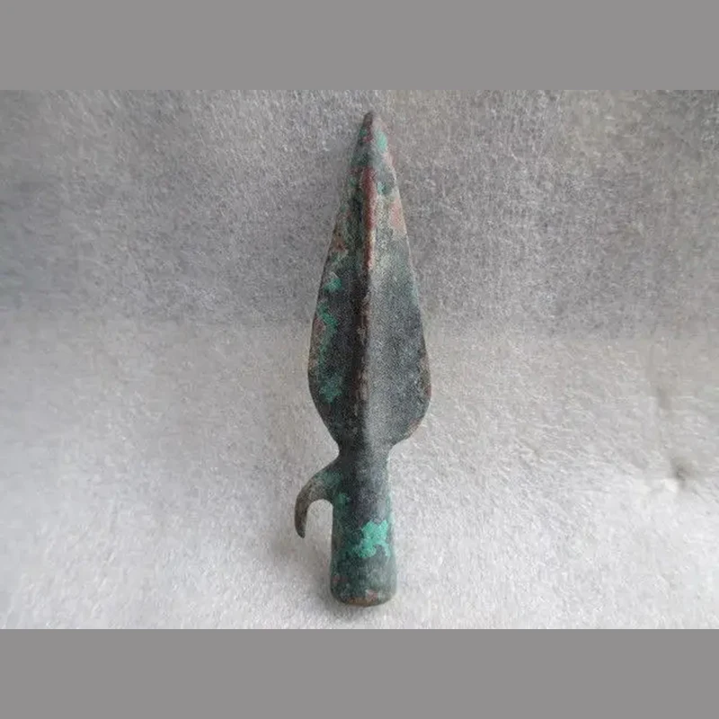 2x6.7 cm * / China ancient Bow and arrow head sword collection copper statue auspicious Household gift decorations