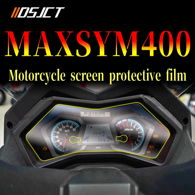 For SYM MAXSYM400 MAXSYM 400 Motorcycle Cluster Scratch Screen Protection Film Screen Protector