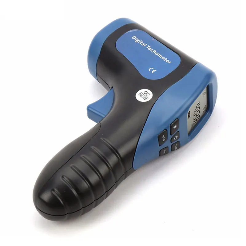 Handheld Digital Photo Tachometer rpm meter Laser Non-Contact Tach Range 2.5-99999RPM Motor Speed Meter 