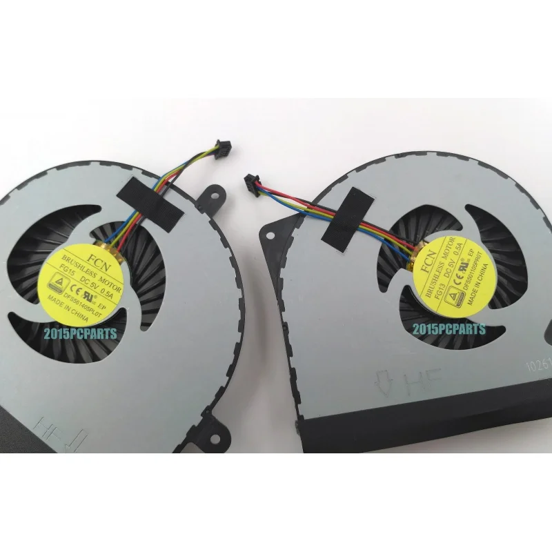 L+ for  Asus G751 G751J G751JM twin cooling fans (L+R) 5V Thickness 14MM