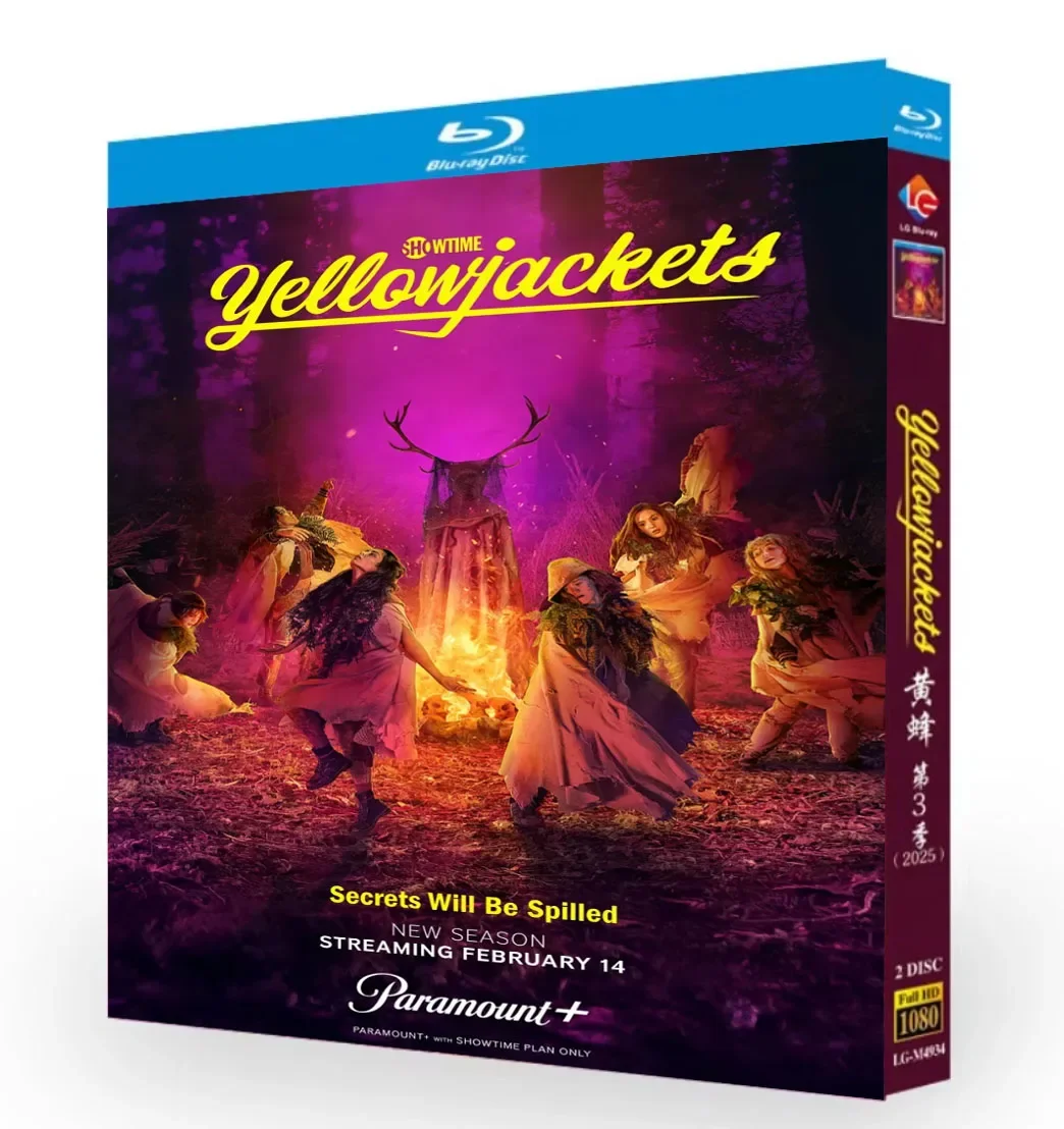 Yellowjackets Staffel 3 (2025) Serie 2-Discs Neues Box-Set Blu-ray-Disc High Definition