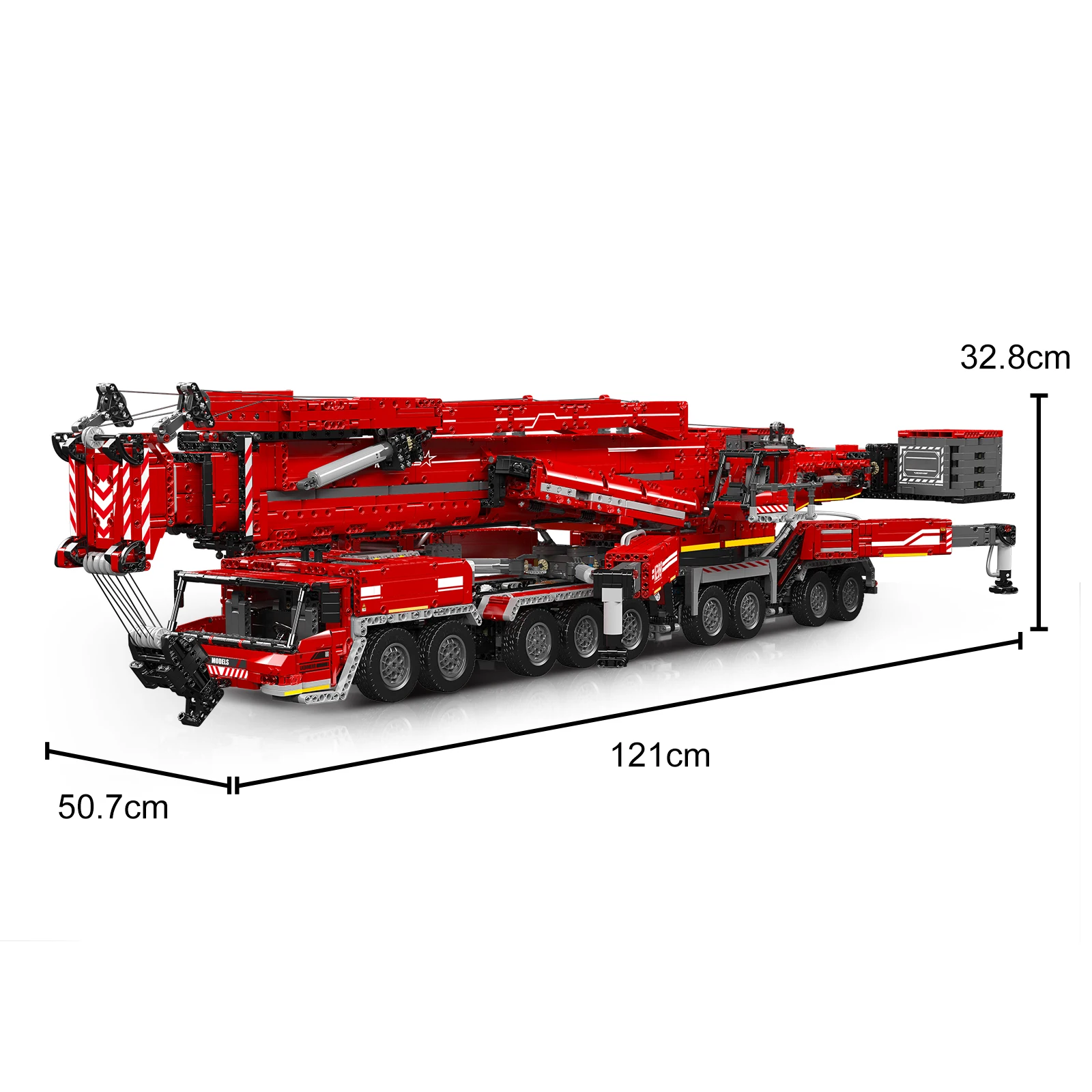 Form King 17008 samochody zabawkowe techniczny zmotoryzowany dźwig dźwigowy LTM 11200 klocki do budowy Model montażowy ceglany prezenty świąteczne