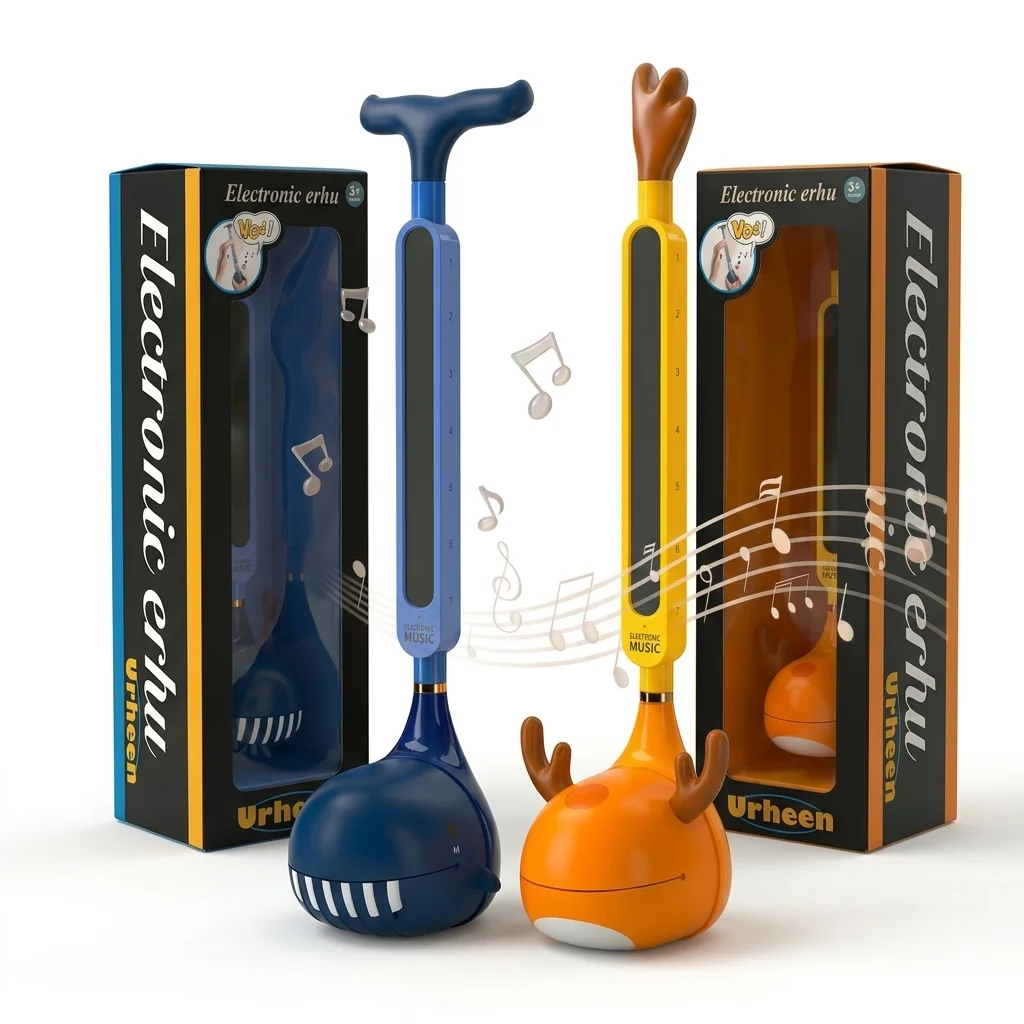 Otamatone Electronic Musical Instrument Toy Portable Synthesizer Kawaii Tadpole Piano Educational Gift for Kids Adults Beginners