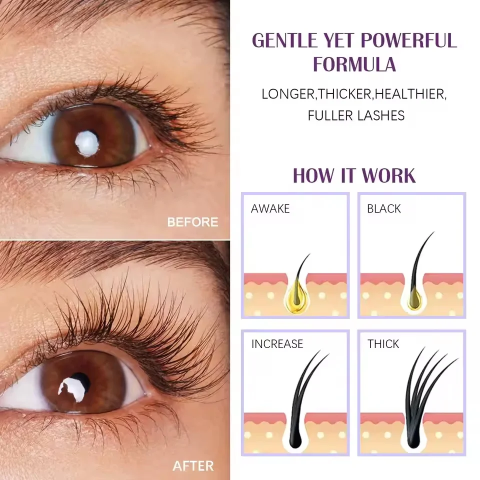 Fast Eyebrow Growth Serum Eyelash Hair Growth Anti Hairs Loss Product Prevent Baldness Fuller Thicker Lengthening Eyebrow Makeup