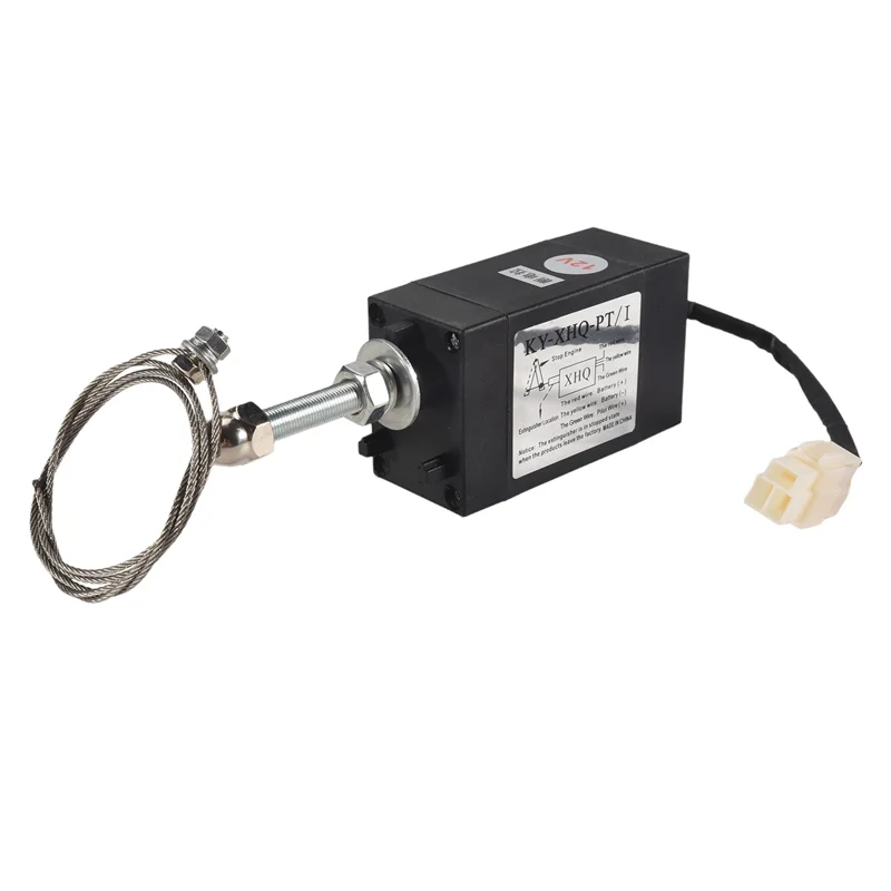 

NEW-Normally Closed Engine Flameout Device Engine Stop Solenoid Valve XHQ-PT Power Off Pull Flameout Solenoid Valve