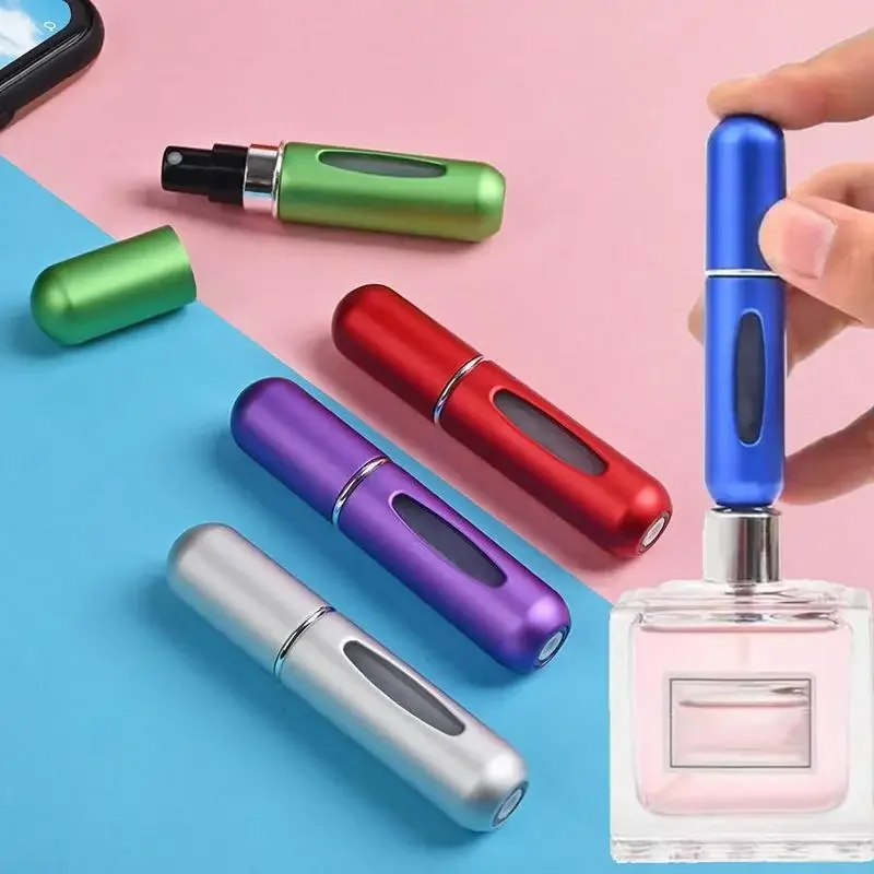 

New Random Color 5ml Perfume Spray Bottle, Reusable Travel Refillable Perfume Bottle, Mini Spray Bottle, Small Pocket Perfume