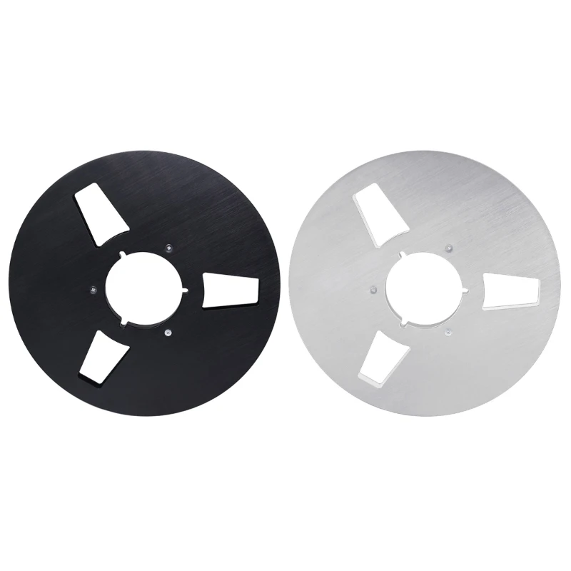 

Aluminum 3 Hole Mounting Open Reel 10Inch Disc Auditory Tape Recorder Disc A4WF