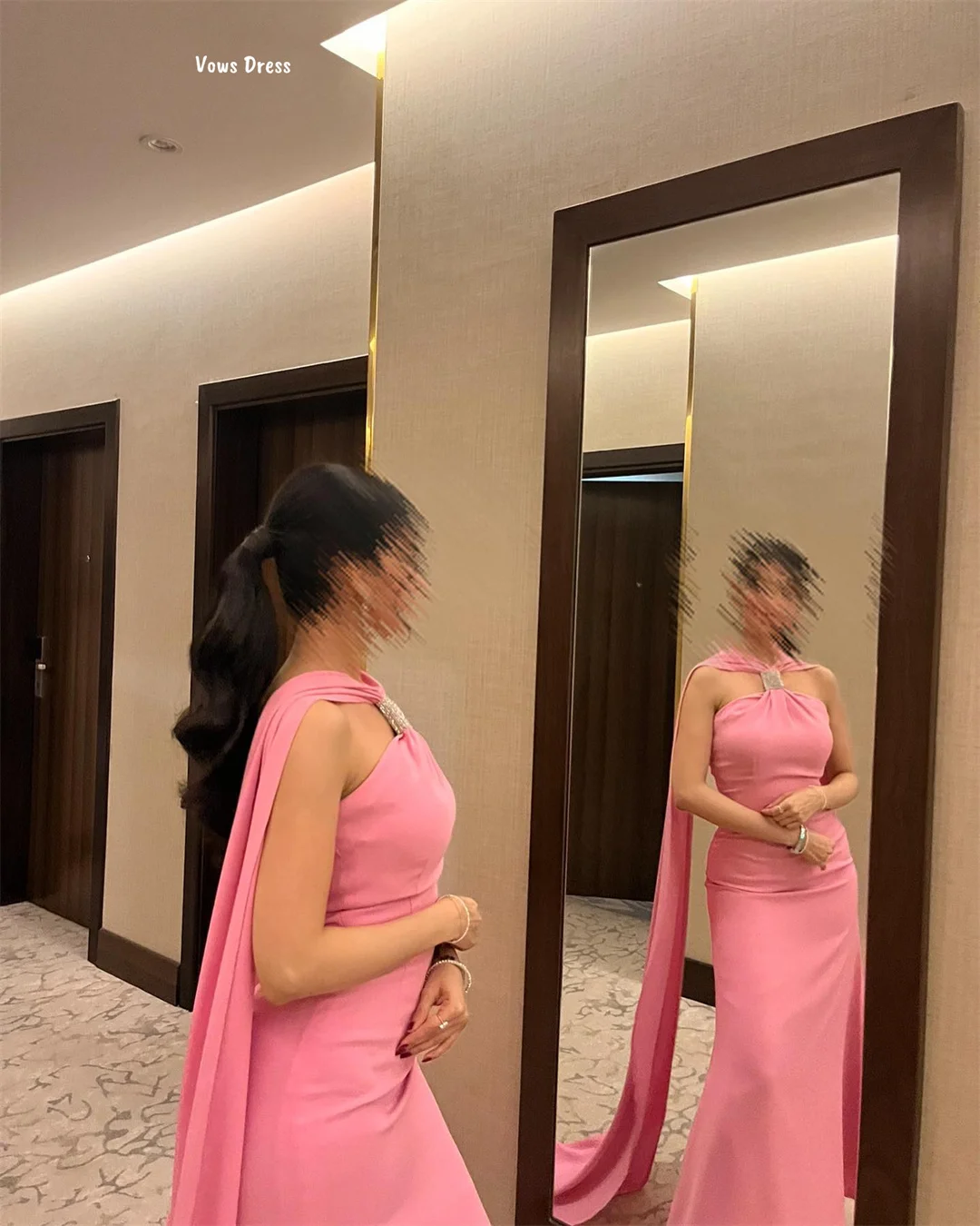 Vows ruban Robe de soirée sur mesure femmes Robe de soirée femme queue de poisson jupe robes de soirée robes de bal 2025 bustier tubulaire