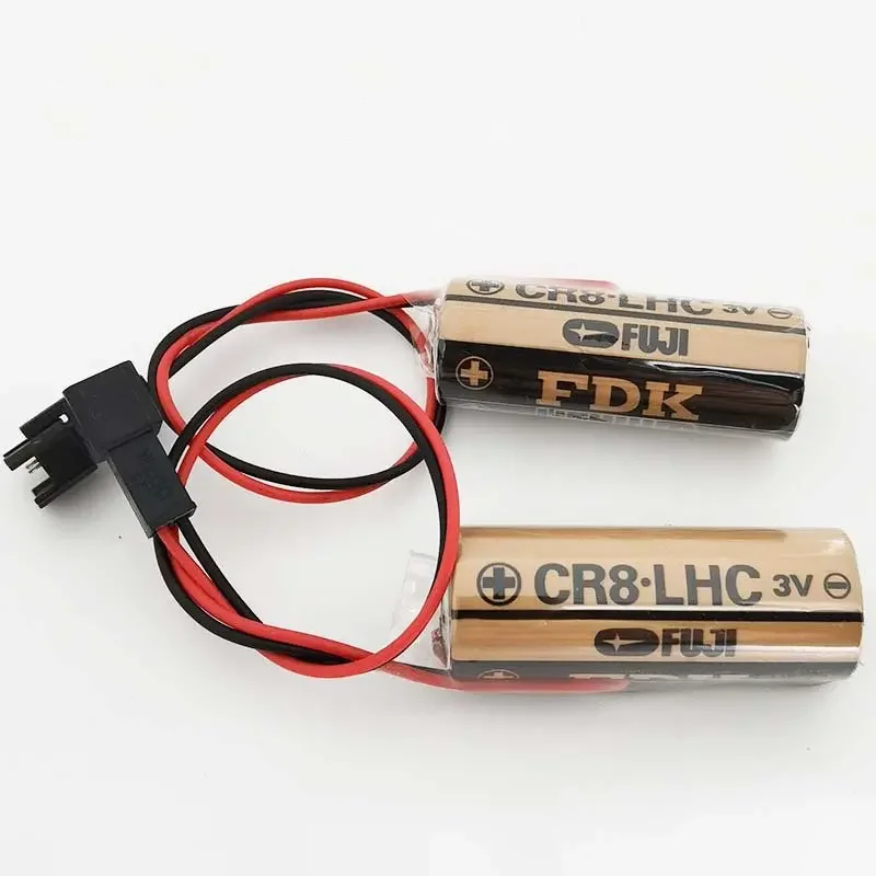 2pcs/lot CR8 LHC 3V With Plug Lithium Battery Accessoires