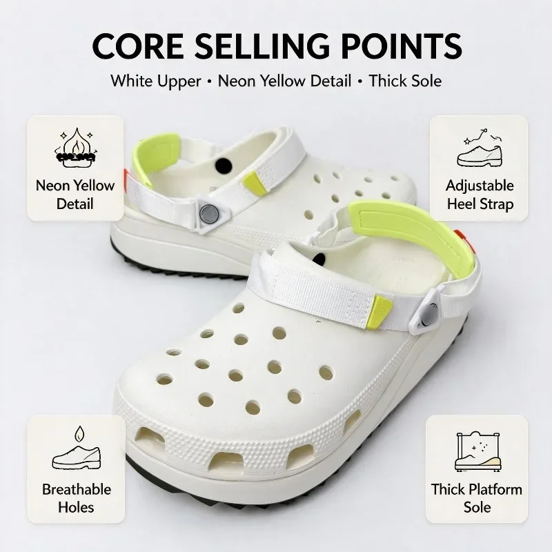 Crocs new ribbon cool walk original standard couple hole shoes platform outdoor beach shoes casual women bag head cool slippers