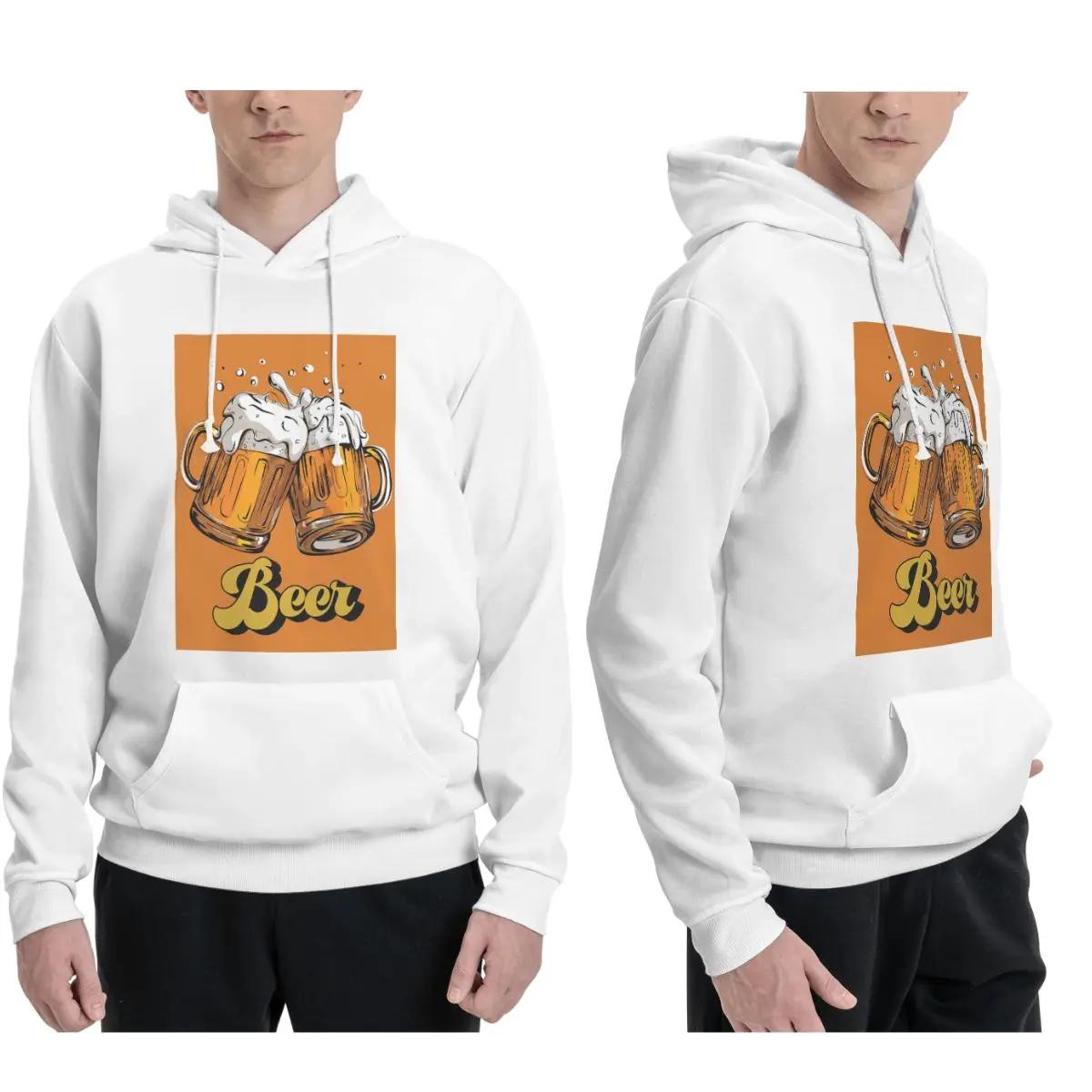 

Пивные толстовки для мужчин и женщин, повседневный пуловер, толстовка в стиле Харадзюку, уличная одежда с длинными рукавами, осень-зима