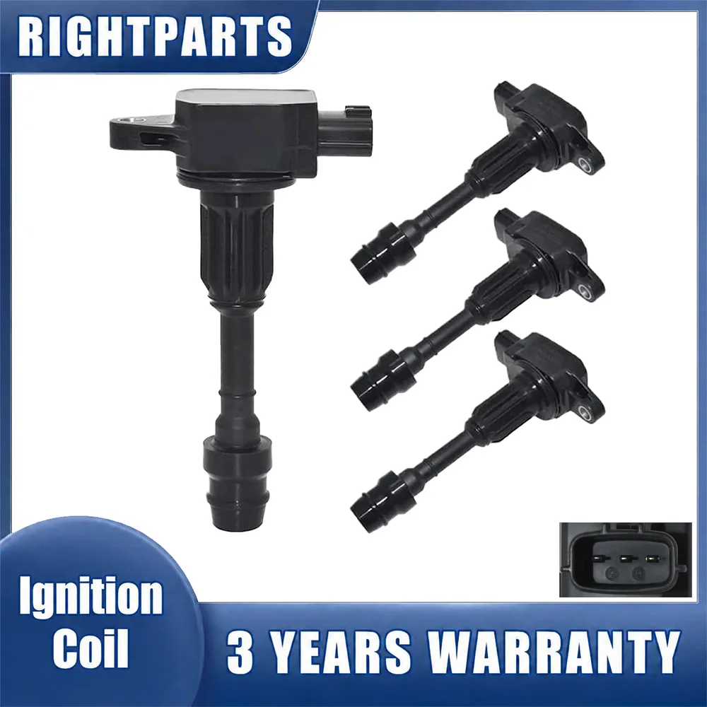 4pcs 22448-AX001 22448AX001 New Ignition Coils For Nissan TIida Sunny Almera Bluebird 1.5L Micra K12 133909 CUF2809 UF702