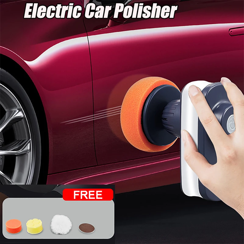 

120W 3 Gears Adjustable Speed Car Polisher Multi-functional Electric Wireless Paint Polishing Cleaning Machine Auto Waxing Tools