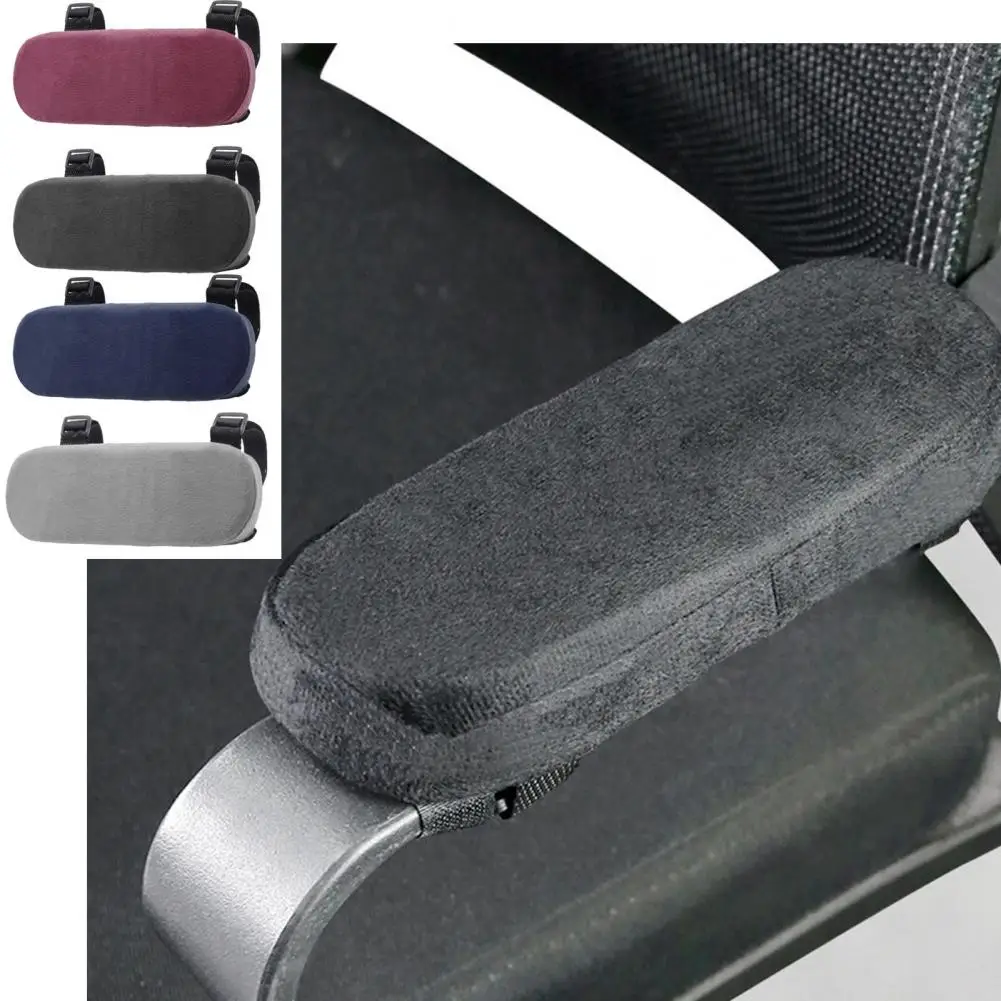 Memory Foam Office Chair Armrest Pad PP Cotton Filling Armrest Cushion Pad Soft Home Office Chair Comfortable Elbow Pillow