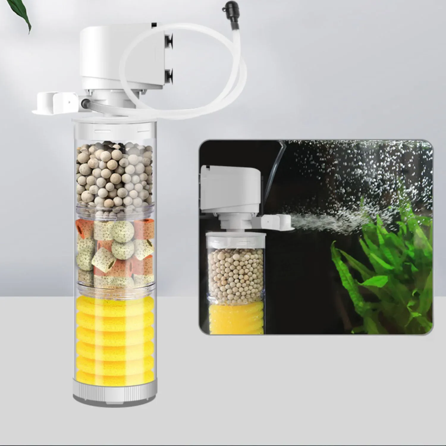 

Бесшумный фильтр для аквариума 220В с био-губкой, погружной водяной насос, аксессуары для аквариумов