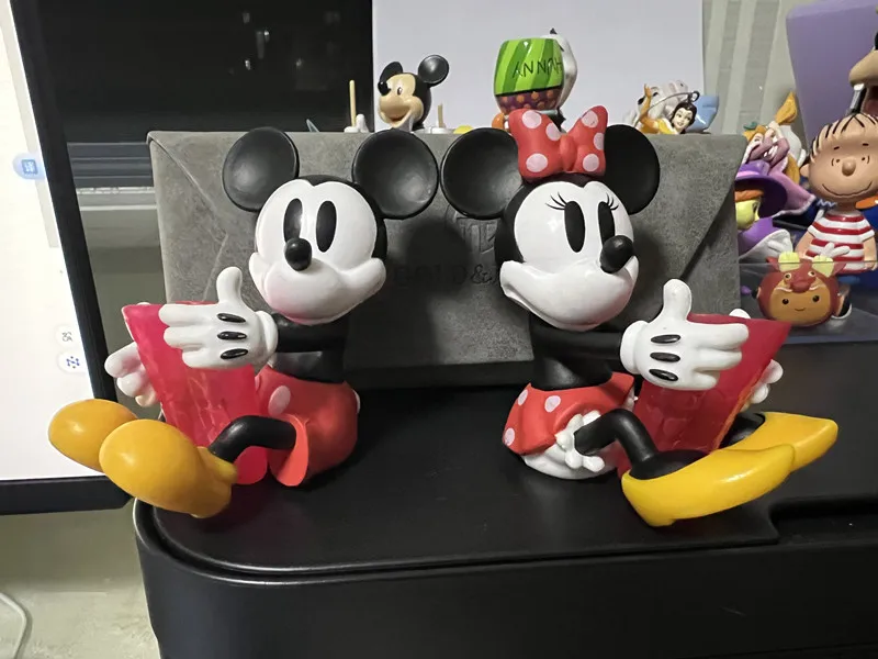 2Pieces/lot  7cm Disney Mickey Minnie  toothbrush holder holder pen holder - view 5