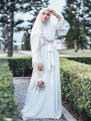 Autumn Morocco Muslim Long Dress Dress Women Lace Abaya Kaftan Evening Dresses Woman Dubai Turkey Islam Long Robe Femme Vestidos