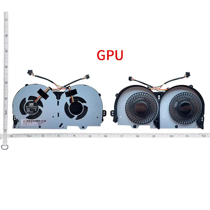 

Laptop CPU GPU Cooling Fan For Hasee T96E T96C T97C T97E 9000 Z7-KP7 Pro T6 T7-C2 Z7-KP7G2 for Clevo P950 P950HR P950ER P955hr