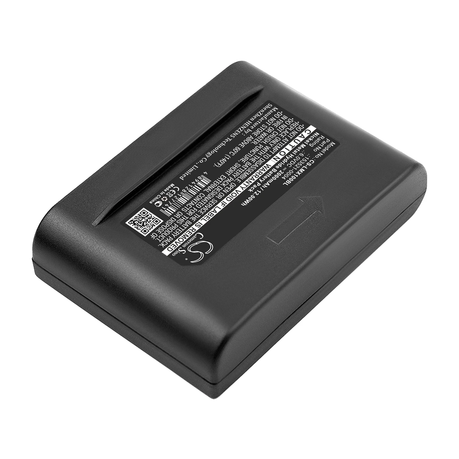 6.0V 2000mAh Barcode Scanner Battery 153521-0004 for LXE MX1