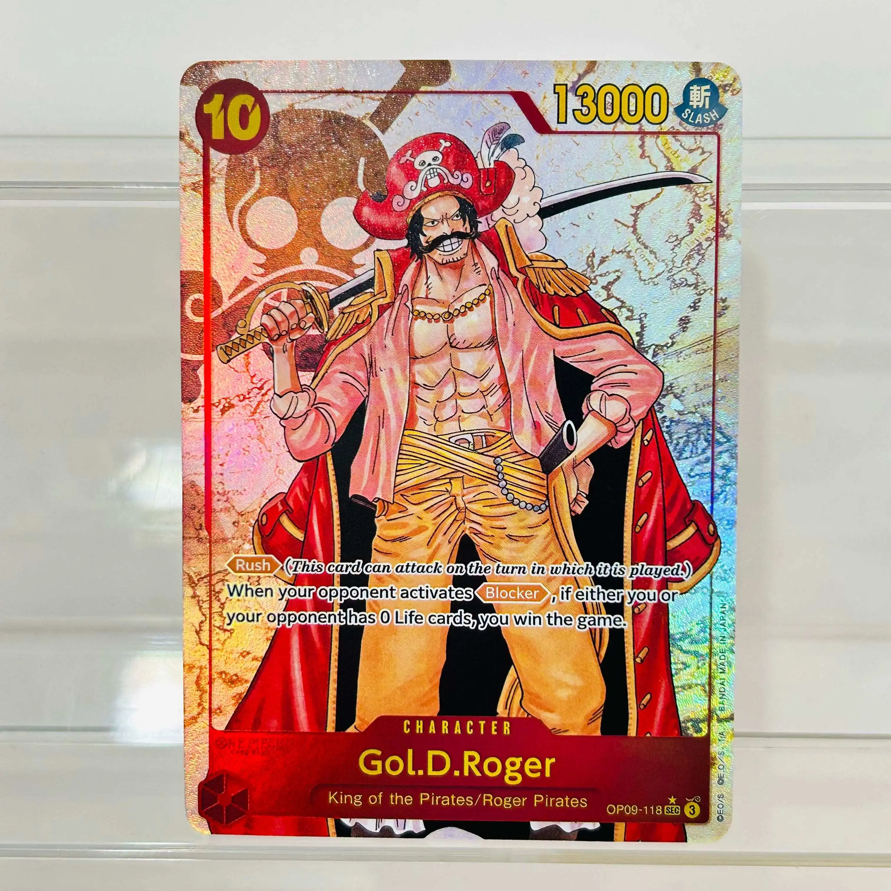 One Piece Gecko Moria OP14-104 SR Card EN Version Holographic Texture Cards Perfect Condition DIY Premium Anime Collection Card view 6