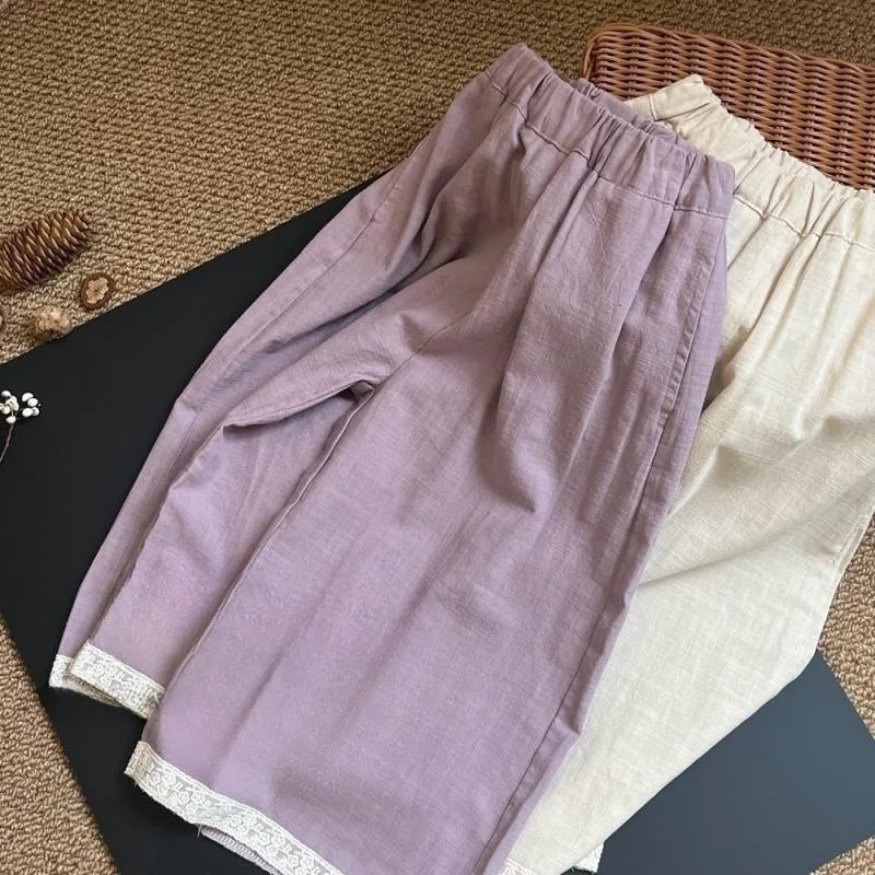 Baby Girl Pants Spring and Autumn Girls Dress Casual Pants Baby Style Children Personality Fashion Korean Wide Leg Pants image 2