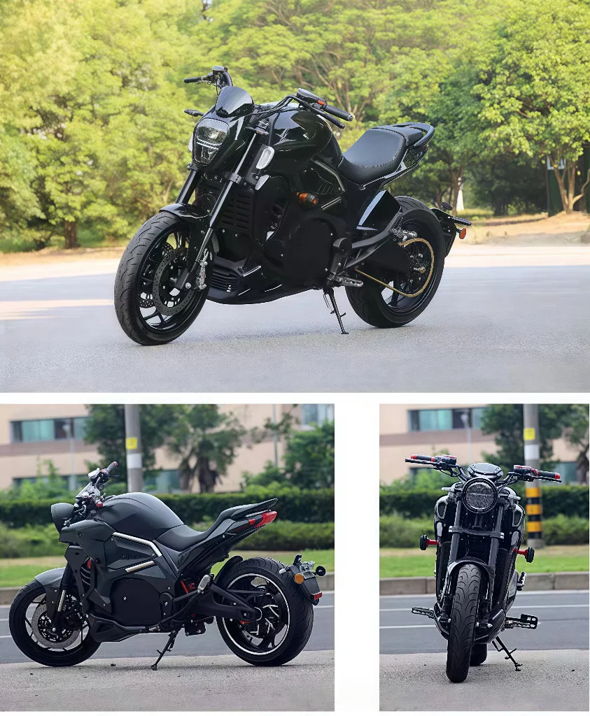 ZUIMI 3000W 5000W High Power High-speed Motor Lithium Battery Sportbikes Adult Fat Tire 72V Electric Motorcycle - view 5