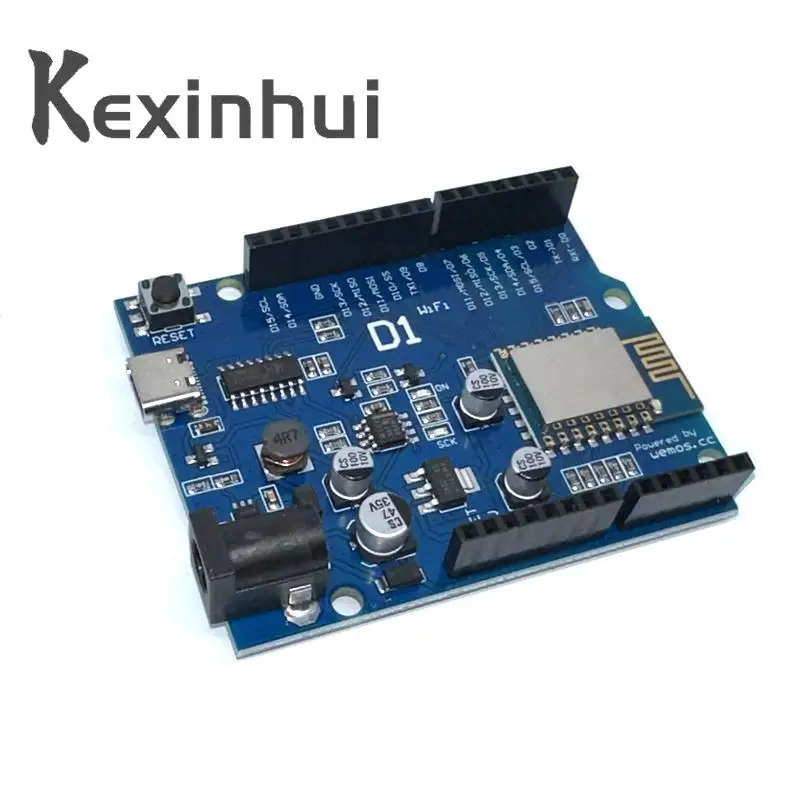 الالكترونيات الذكية ESP-12F ESP-12E WeMos D1 WiFi uno القائم على ESP8266 درع لـ Arduino متوافق مع IDE