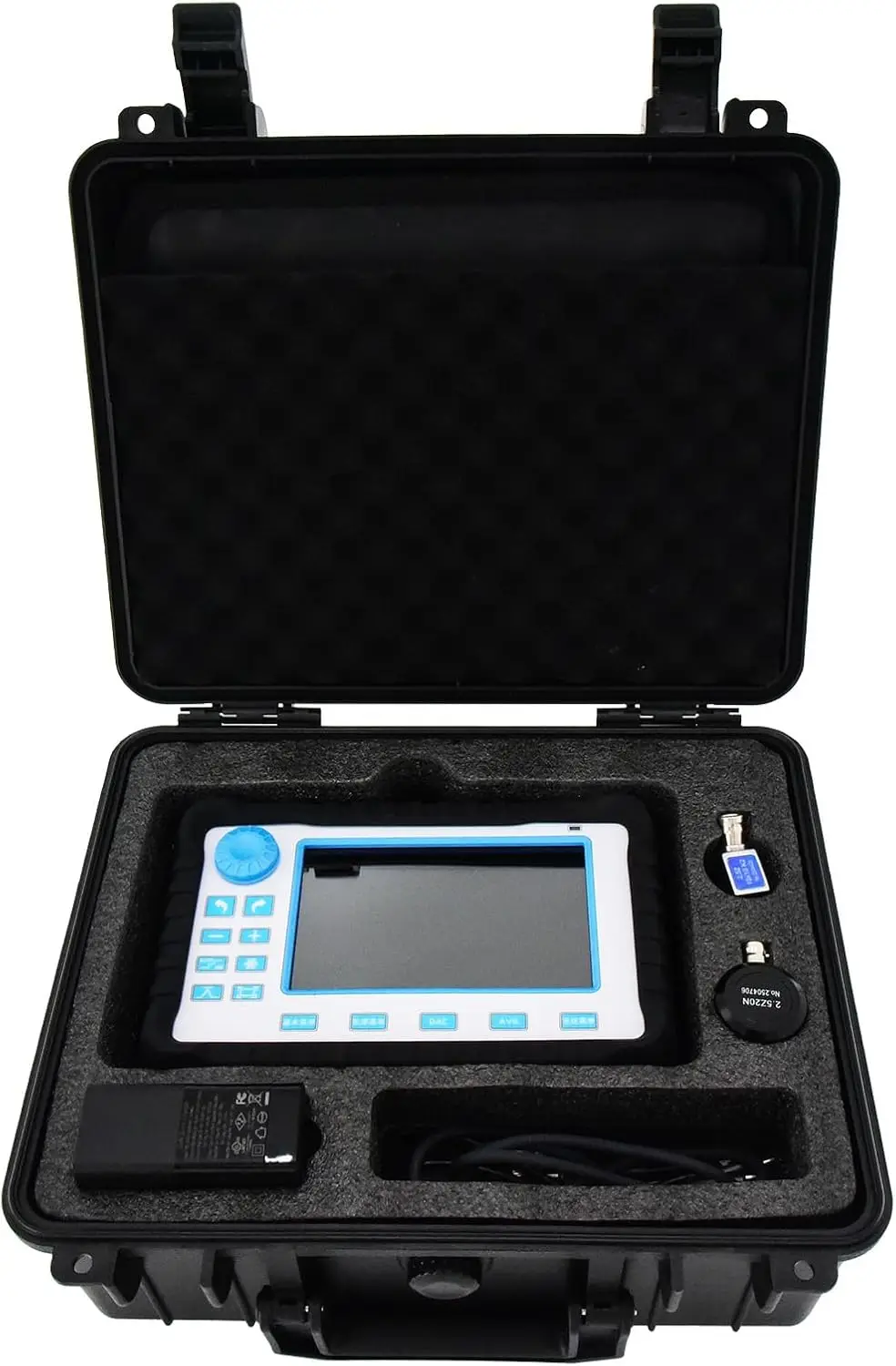 Digital Ultrasonic Flaw Detector with Dual Probes Metal Defect Detector Testing Device , 0–10,000 mm Range, DAC and AVG Modes