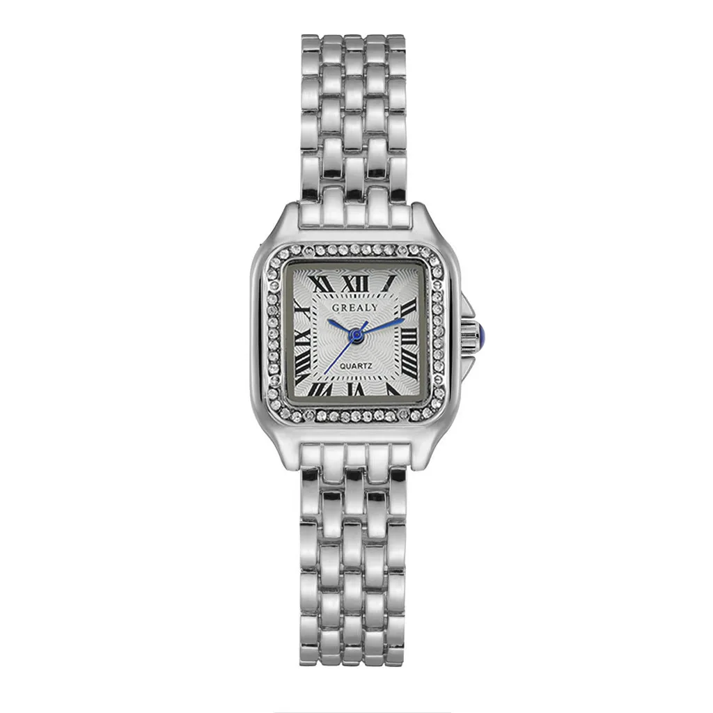 UTHAI Women Watch Light Luxury Brand Stainless Steel Strap Ladies Business Quartz Watches Female Fashion Clock Watch