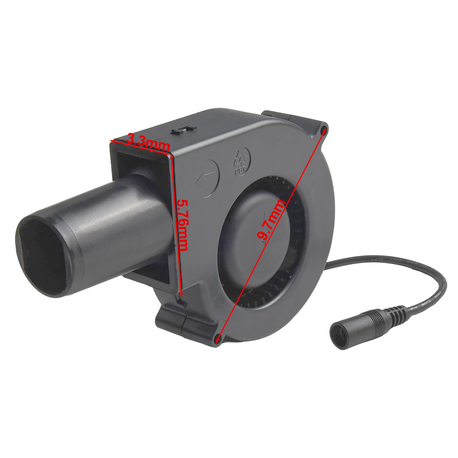 Barbeque Blower Fan 12V BBQ Fan for Outdoor Barbecue Compact and Lightweight Design High Air Volume for Effective Cooling