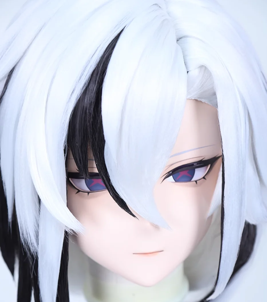 

C-415 Customize Full Head Resin Cartoon Cosplay Japanese Character Anime Role Play Crossdress Kigurumi Mask With Back Shell