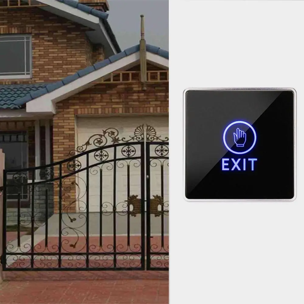 Contactless Hardware Accessories Access Button Gate Opener Access Control System Door Exit Switch