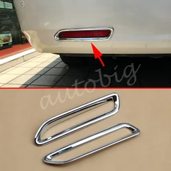 Bumper Reflector Cover For Toyota Sienna XL30 2011-2019 Chrome Rear Foglight