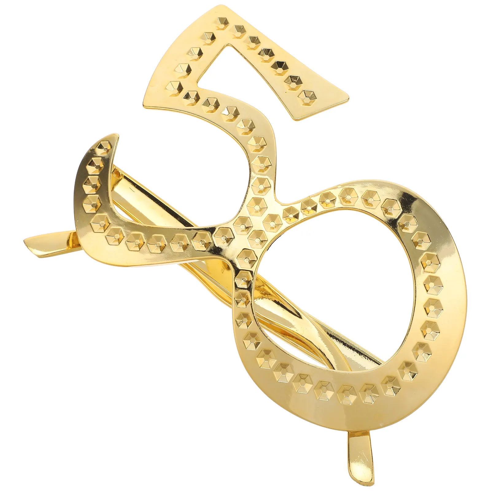 

6Pcs 50Th Birthday Glasses Rhinestone Bling Photo Booth Props Fun Novelty Eyewear for Happy Birthday Party Celebration