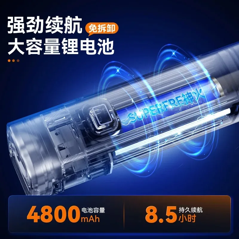 Bicycle Riding Front Light High-Intensity Flashlight Outdoor Night Riding Waterproof Charging Mountain Bike for Children
